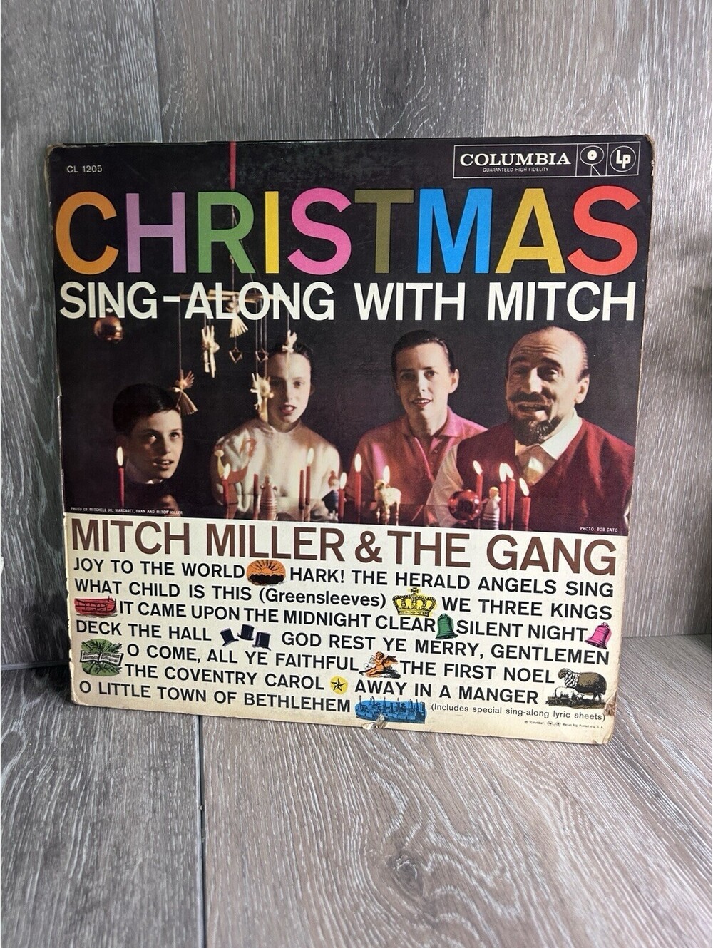 Mitch Miller Christmas Sing Along Vinyl LP CL 1205 Twas The Night Before Holiday